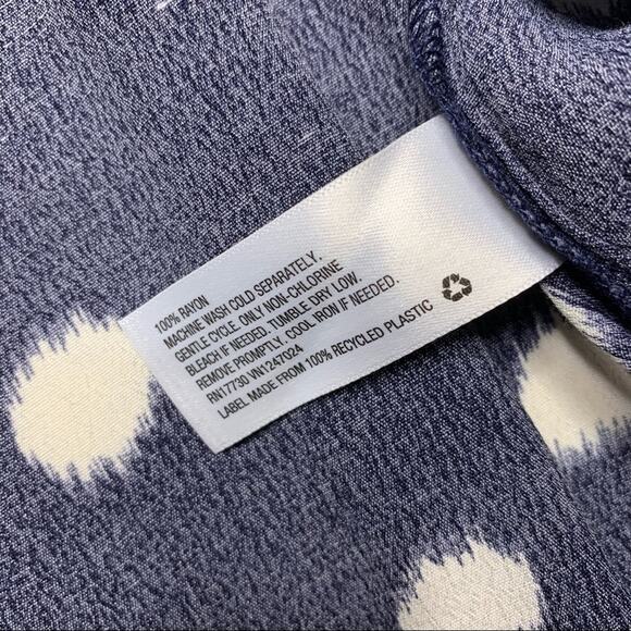 A New Day Polka Dot Flutter Sleeve Blouse - Picture 4 of 6